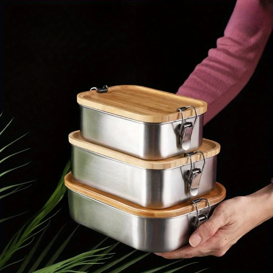 Food Storage Oven Safe - صندوق غداء جديد من الفولاذ المقاوم