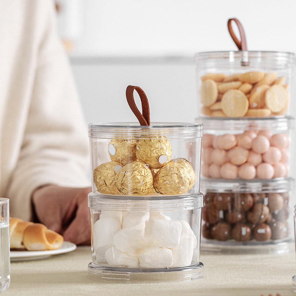 Food Storage Containers - عبوتان لتخزين الوجبات الخفيفة، متعددة الاستخدامات،