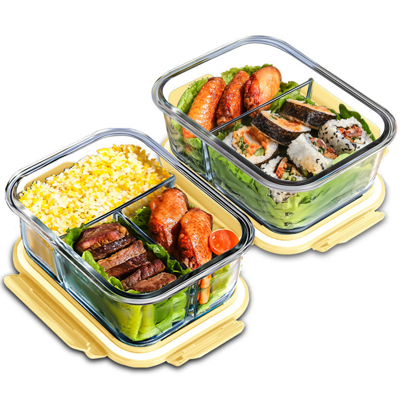 Food Storage Oven Safe - صندوق حفظ الطعام الزجاجي عالي البورسليكات
