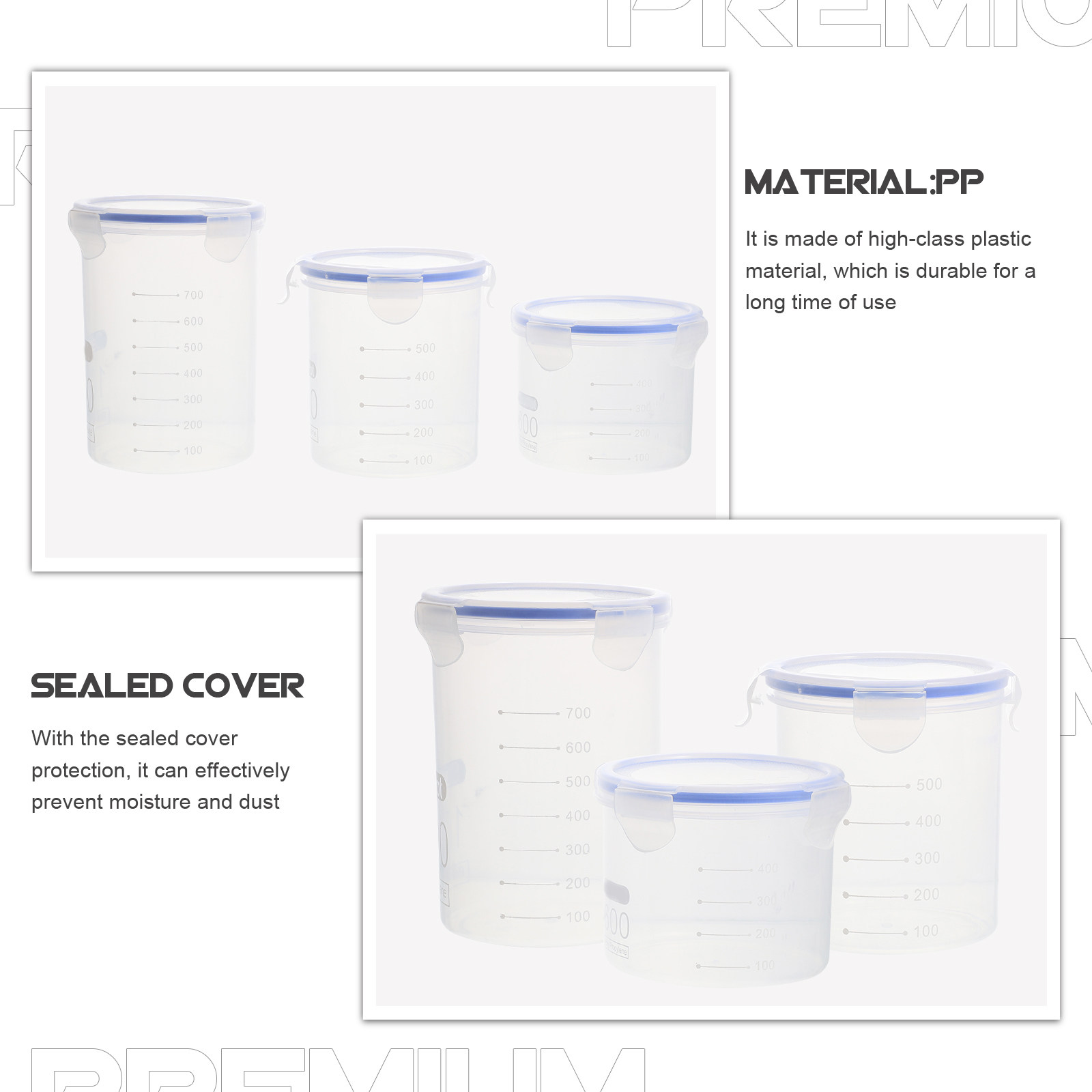 مجموعة من 6 عبوات بلاستيكية شف - مراجعة Food Storage Containers وسعره