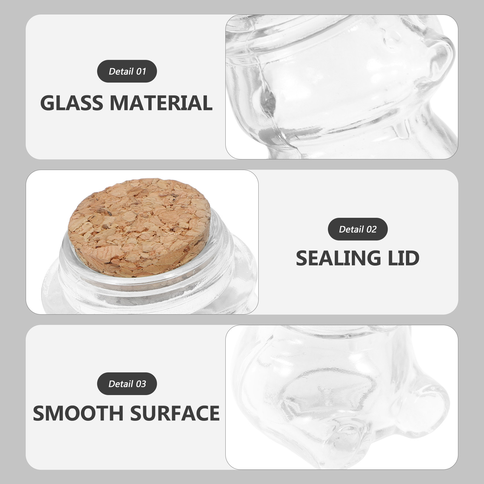 مجموعة من 4 أوعية زجاجية شفافة - مراجعة Food Storage Containers وسعره