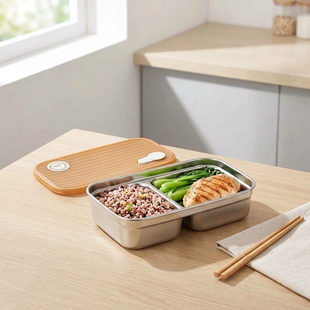 علبة طعام من الفولاذ المقاوم ل - مراجعة Food Storage With Dividers وسعره