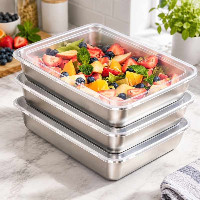عبوة ثلاثية من حاويات الطعام ا - مراجعة Food Storage Meals وسعره